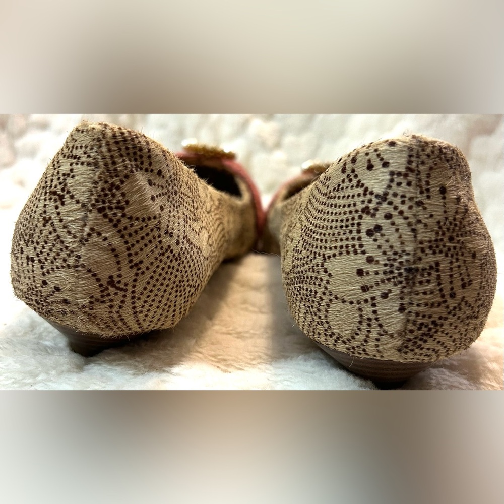 Kenzie Teren leather tweed Ballet slip on flats women’s size 8.5M - Picture 8 of 11